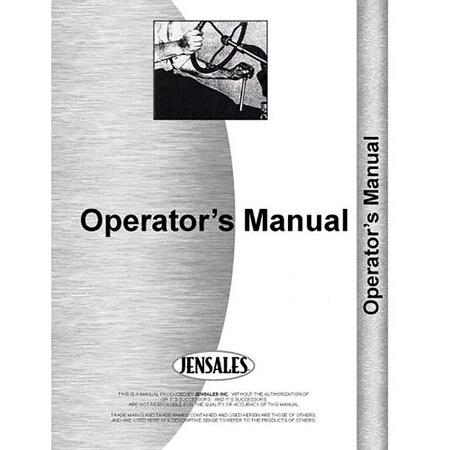 New Operators Manual For Clark 475C